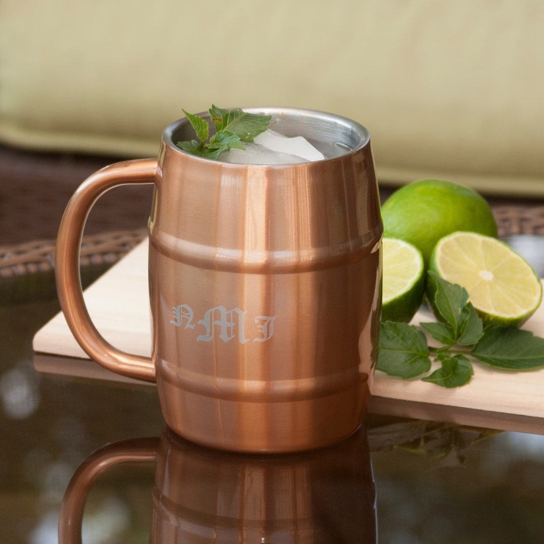 Custom Moscow Mule Barrel Mug Etsy