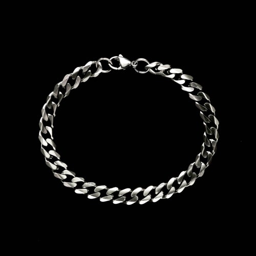 Stainless Steel Thick Chunky Curb Chain Custom Length Evil Eye | Etsy