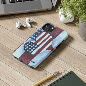 American Flag, Phone Case, iPhone Case, iPhone 7 Case, iPhone 8 Case, iPhone 11, iPhone 12, iPhone 13, iPhone 14, iPhone 15 image 1