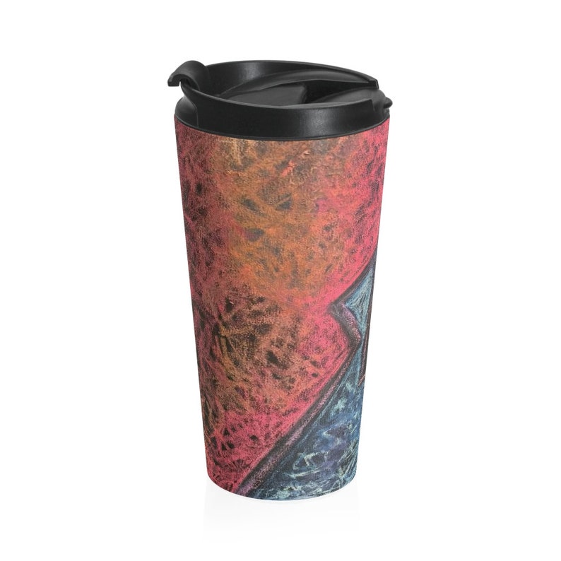 Stainless Steel Travel Mug Rock This Electric Guitar Travel Etsy