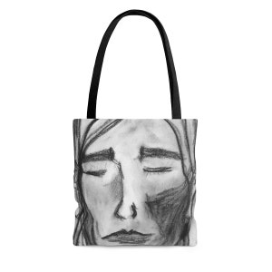 Charcoal Girl - Tote Bag - EF Kelly