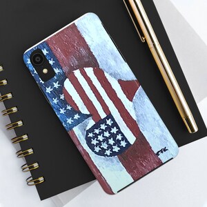 American Flag, Phone Case, iPhone Case, iPhone 7 Case, iPhone 8 Case, iPhone 11, iPhone 12, iPhone 13, iPhone 14, iPhone 15 image 2