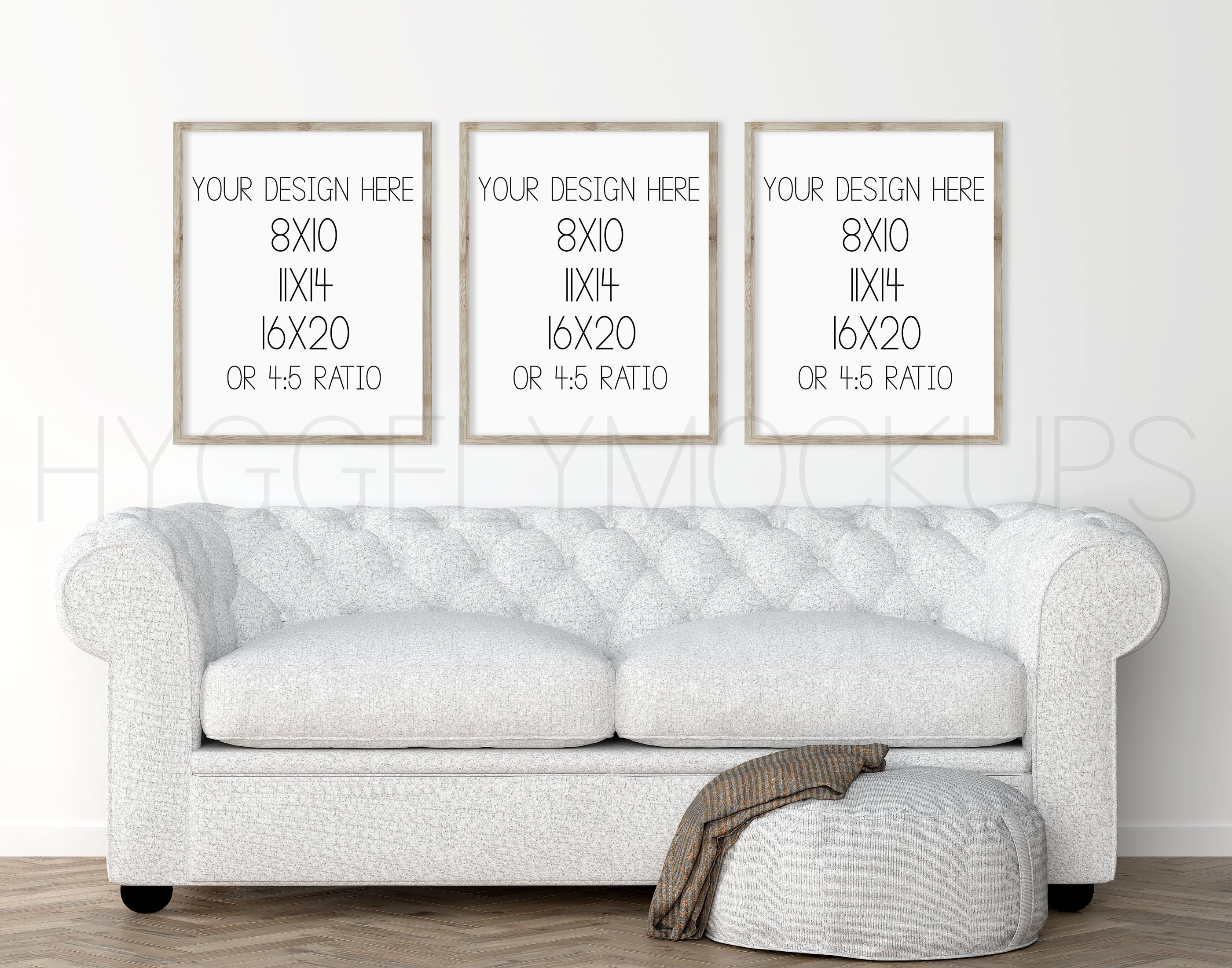 Livingroom Digital Download 2to1 Wall Art 5to4 4to3 Mixed Ratio Mockup