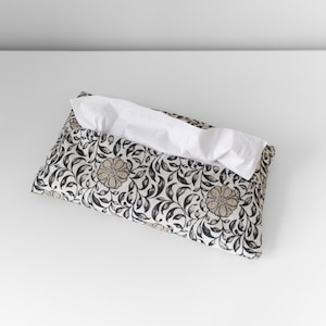 Fabric Tissue Holder | Kleenex Cover | Coffee Table Napkin Holder | Floral | Fleur De Vie