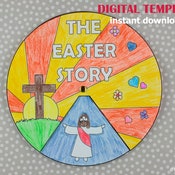 The Easter Story Craft For Kids, Sunday School Craft, Bible Story Craft 