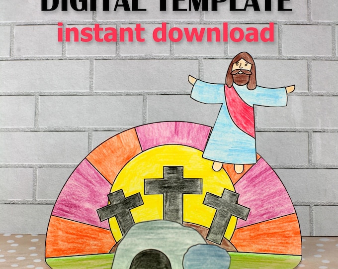 Bible Easter Diorama, Sunday School Christ-centered Craft for Kids ...