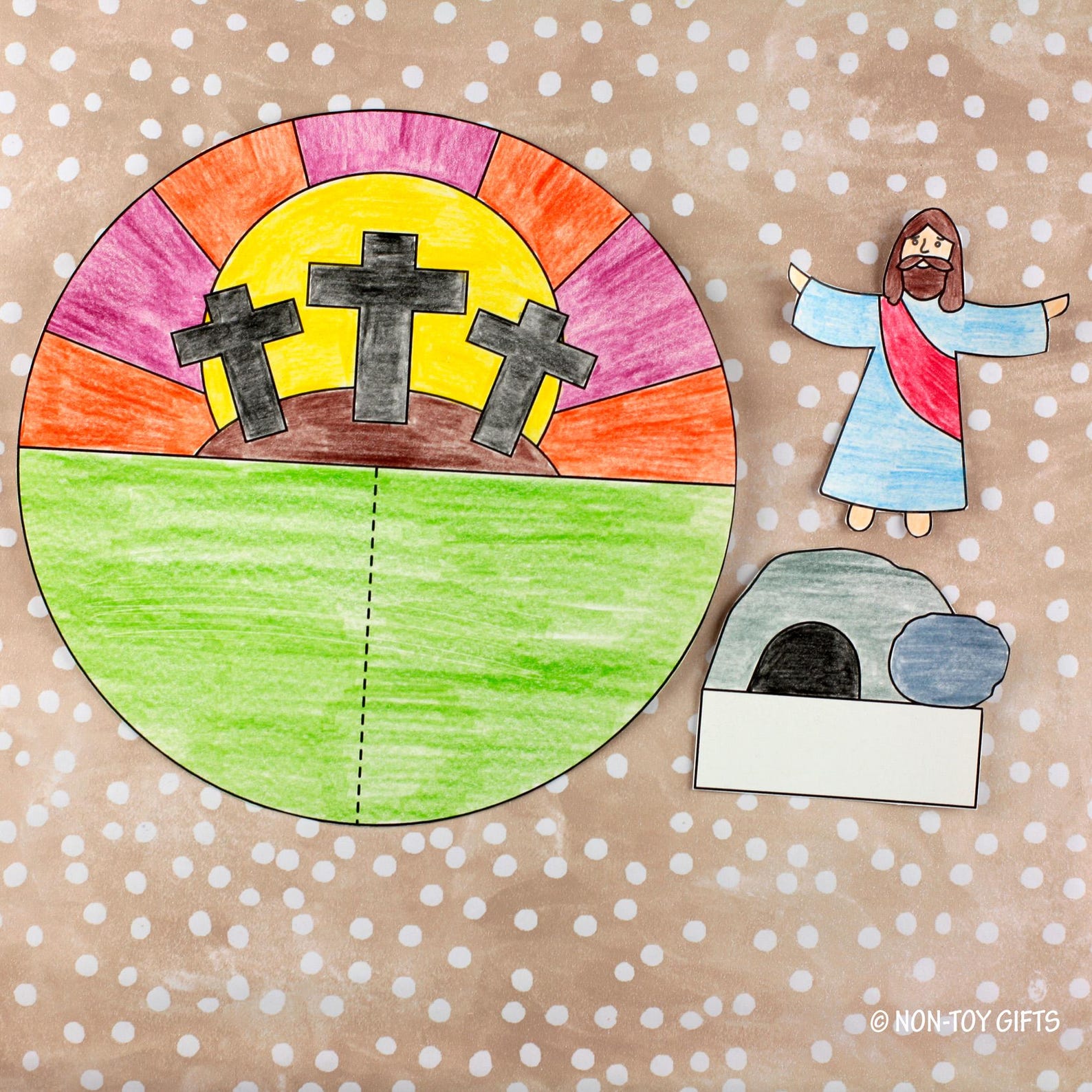 Holy Kids Faith-Based Magnet Set – Quiet Play With Jesus & Friends