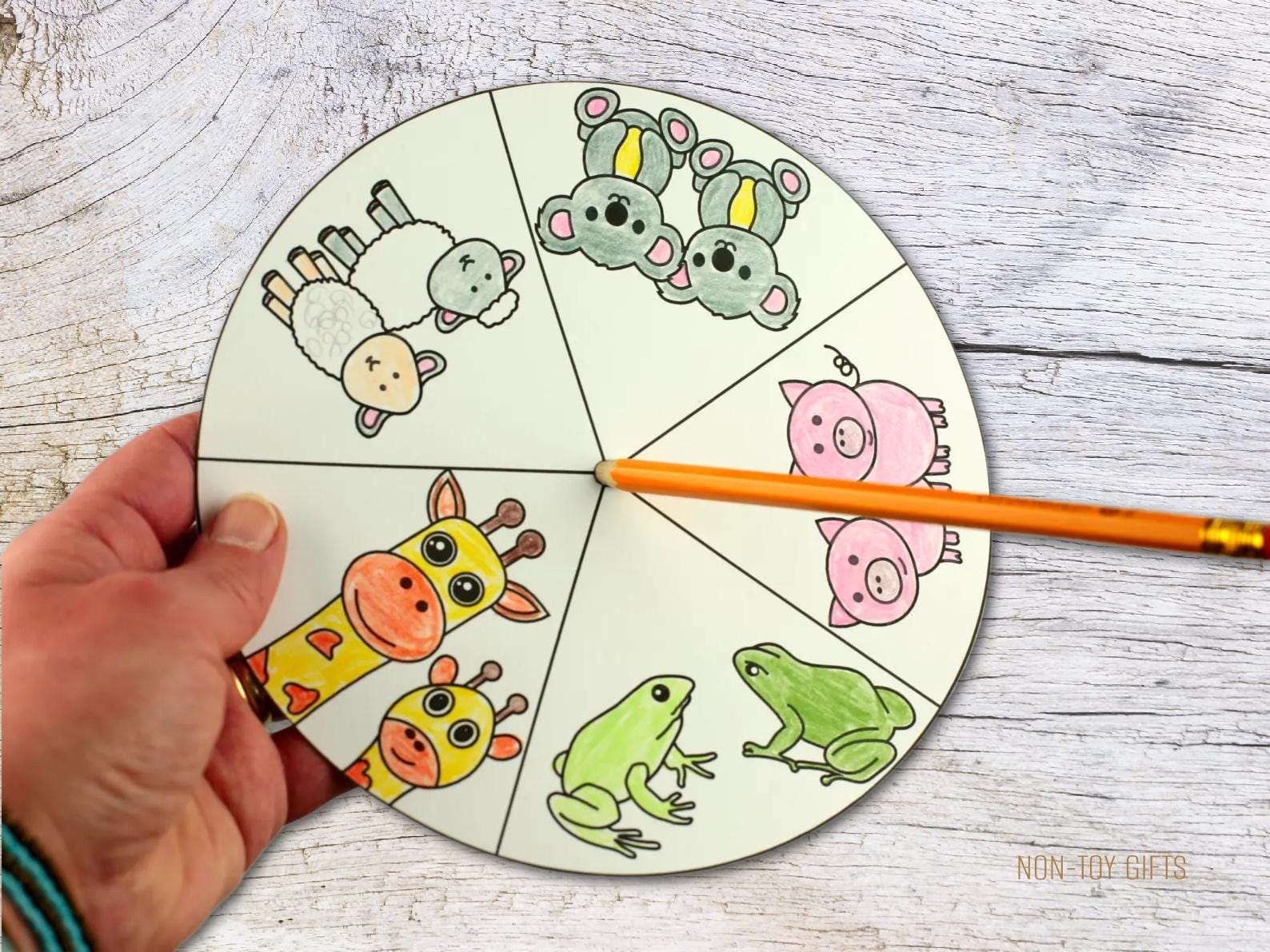 Noah’s Ark Spinner Craft Printable | Sunday School Bible Activity ...