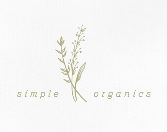 Bakery Logo, Premade Logo, Branding Kit, Branding Package, Premade Logo Design, Feminine Logo, Skincare Logo, Custom Logo, Floral Logo