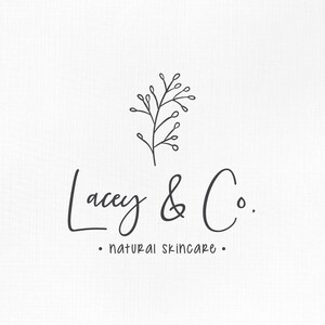 Vorgefertigtes Logo, Brandstempel Kit, Brandstempel Paket, vorgefertigte Logo Design, minimalistische Logo, individuelles Logo Design, Lotus-Logo, handgezeichneten Logo, Boho