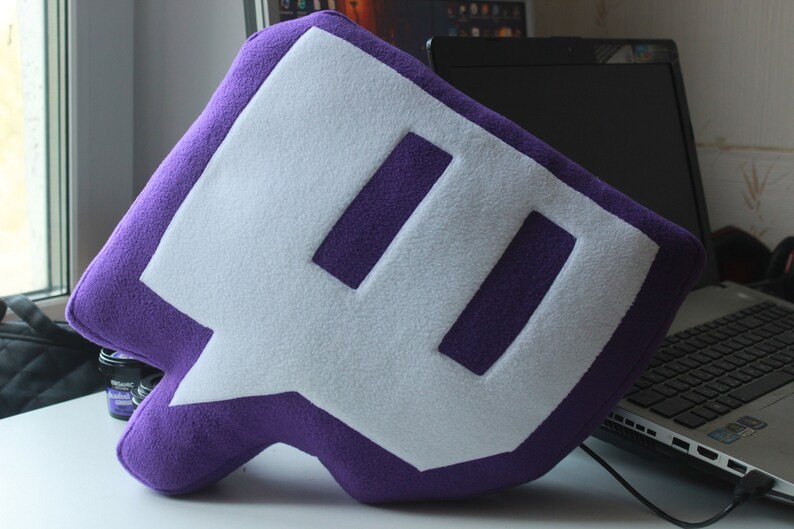 Twitch for streamer streamer pillow streamer sign twitch Etsy