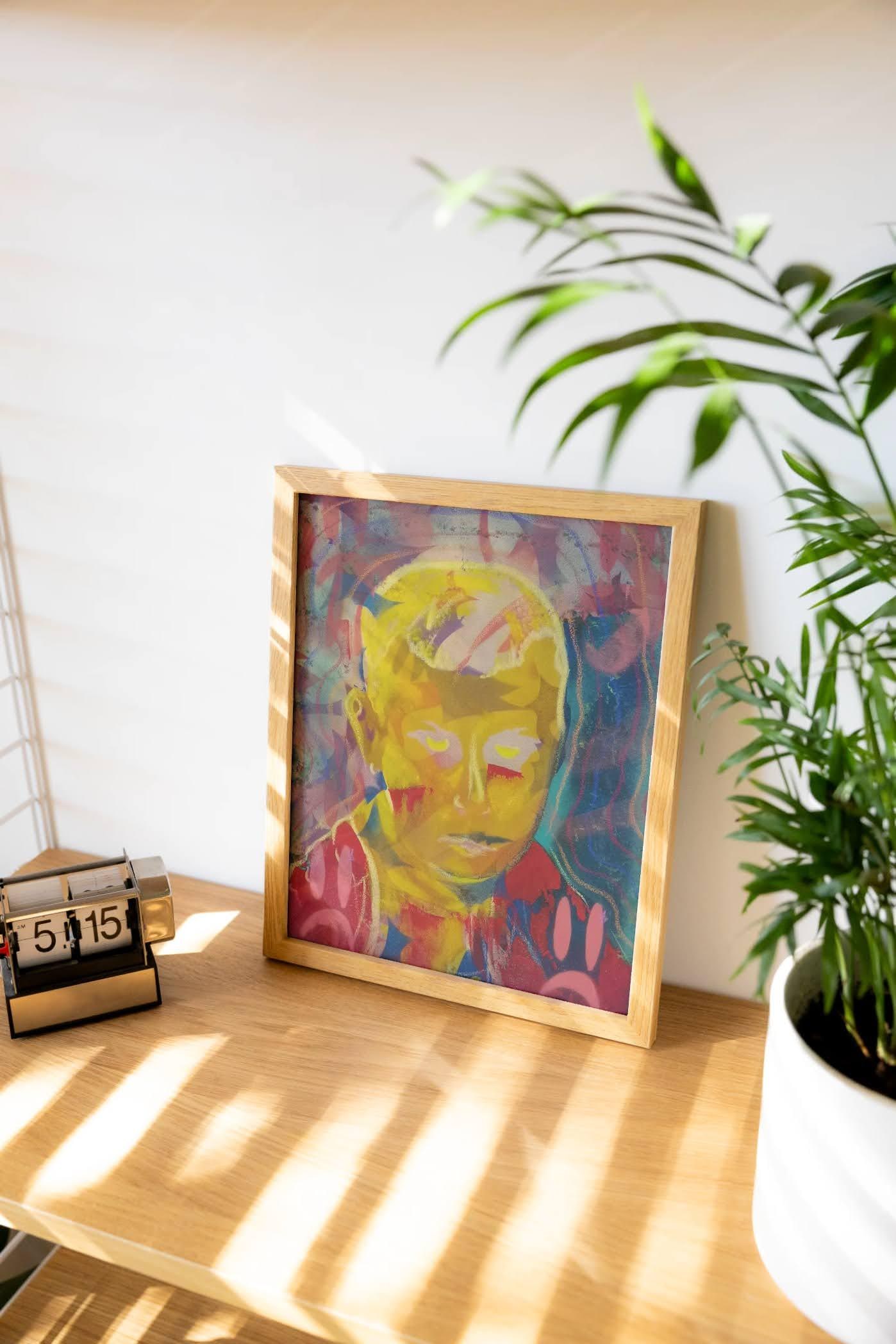 Yung Lean Modern Art Picture Painting Sad Boys Pop Art Acrylic