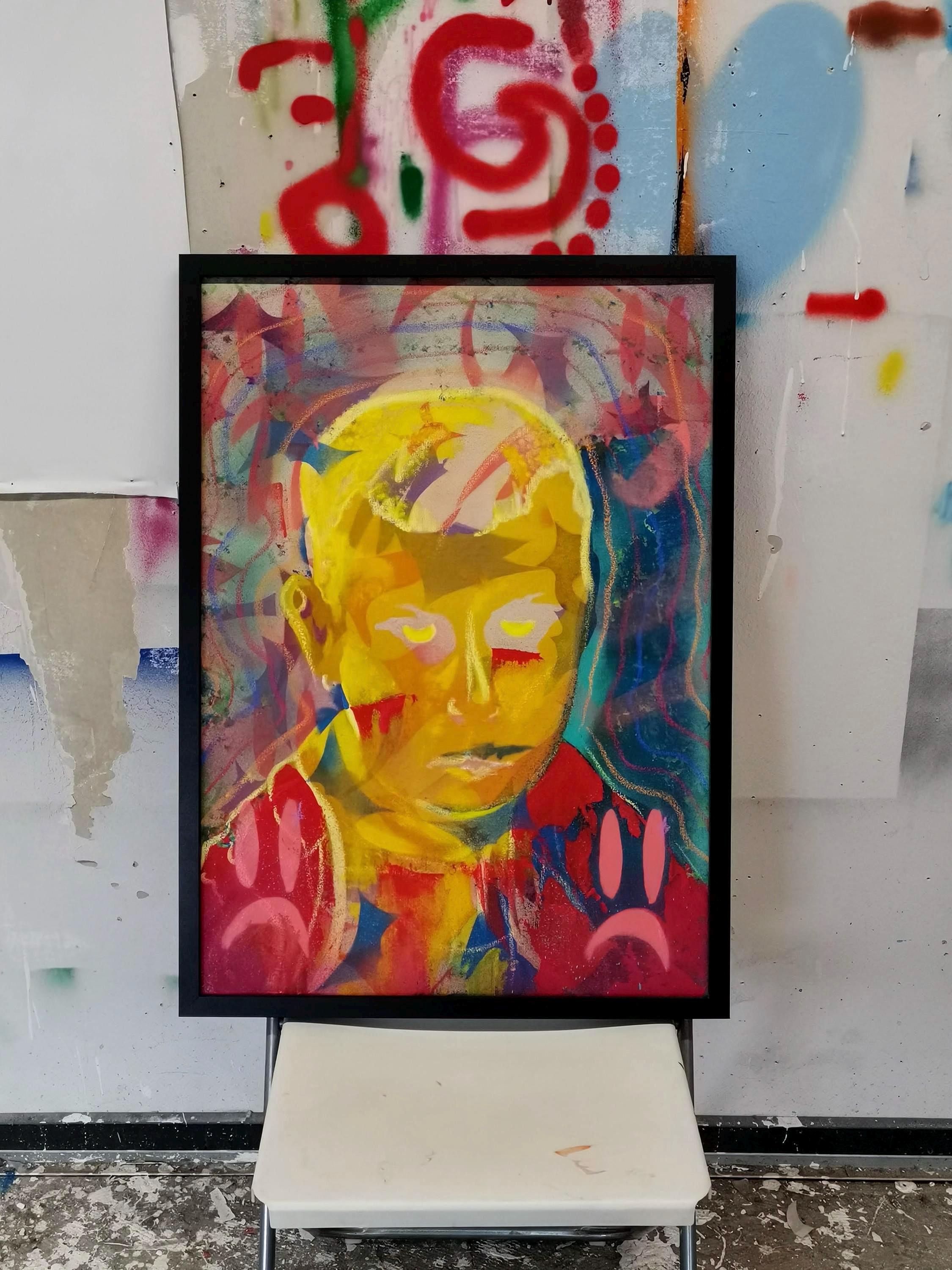 Yung Lean Modern Art Picture Painting Sad Boys Pop Art Acrylic