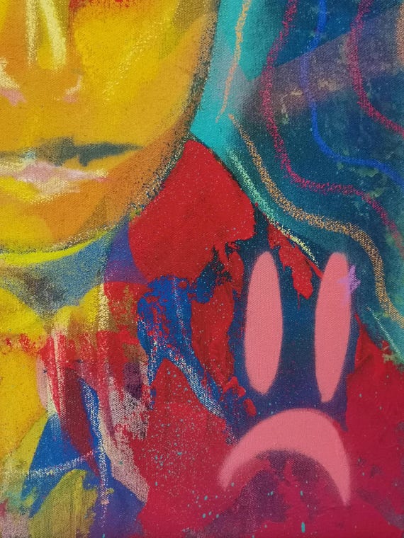 Yung Lean Modern Art Picture Painting Sad Boys Pop Art Acrylic