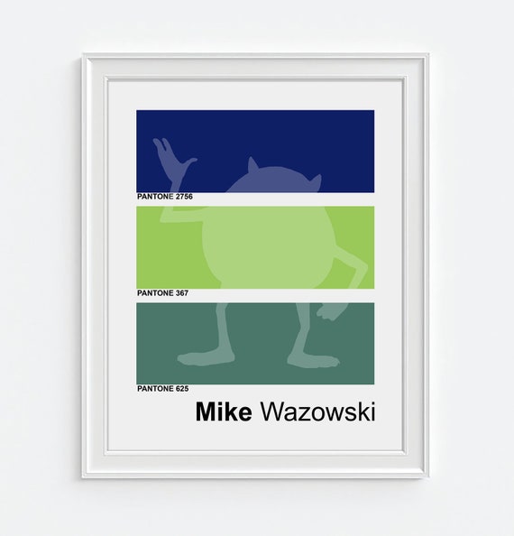 Mike Wazowski Color Palette