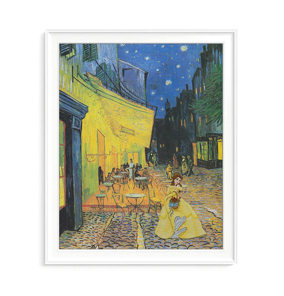 Belle Van Gogh Smash-Up Art