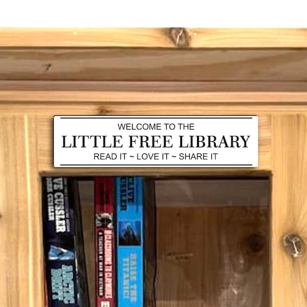 Library Signs - Etsy