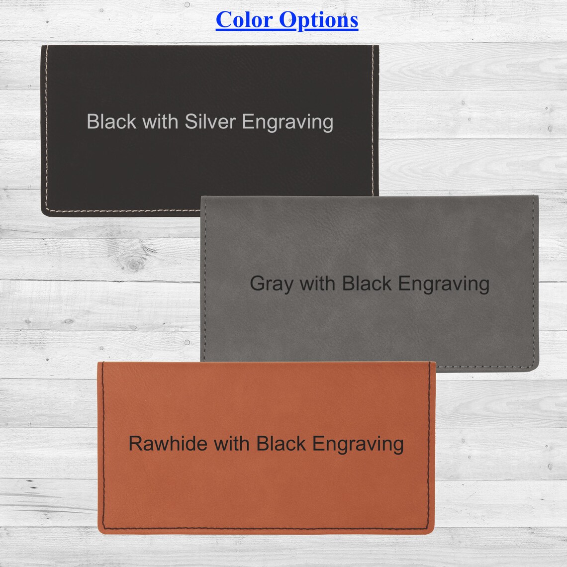 Custom Checkbook Cover Vegan Leather Checkbook Cover Etsy