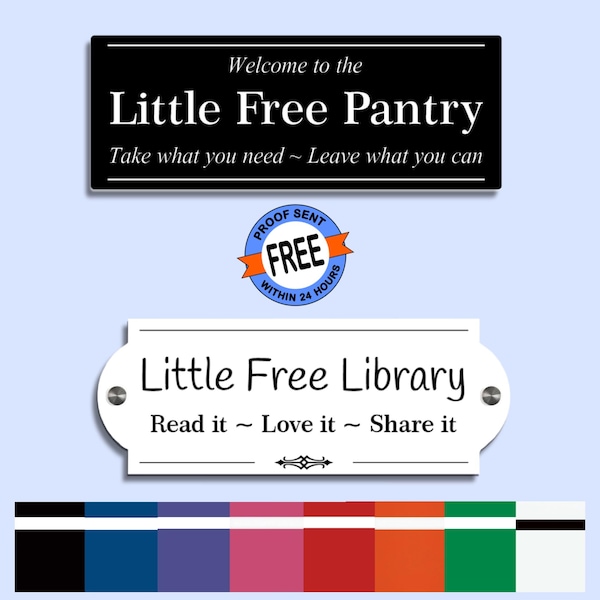 Little Free Library Sign - Etsy