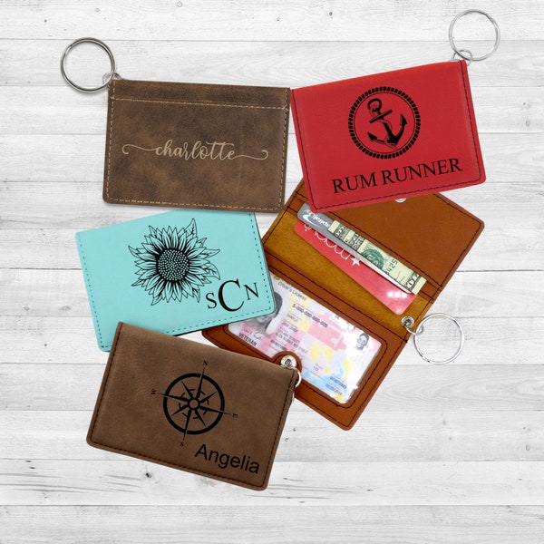 College Id Card Holder Wallet Etsy