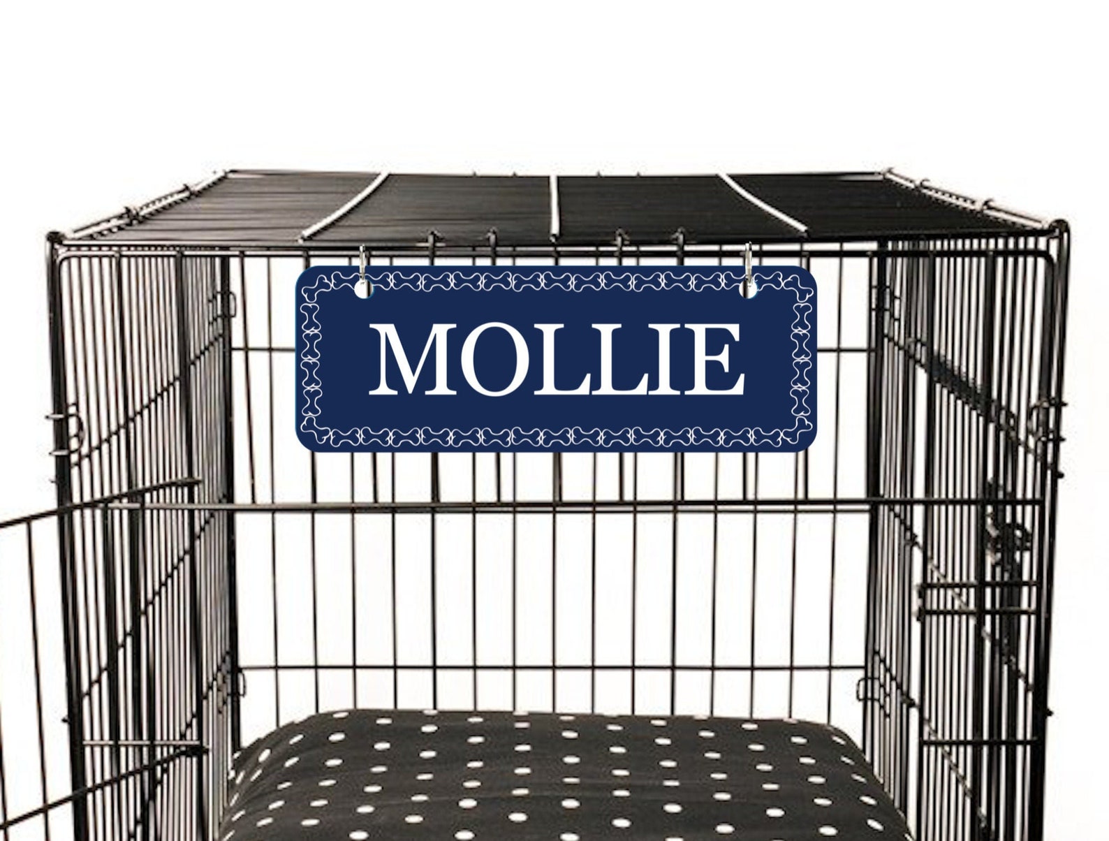 Dog Name Plate Crate Pet Tag Doghouse Sign Kennel Pet Etsy