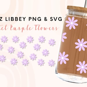 Libbey Glass Wrap,Beer Can Glass svg,Libbey Glass Svg, Libbey Glass Svg Bundle , Daisies Libbey Glass,Flowers Beer Can Glass svg,Summer