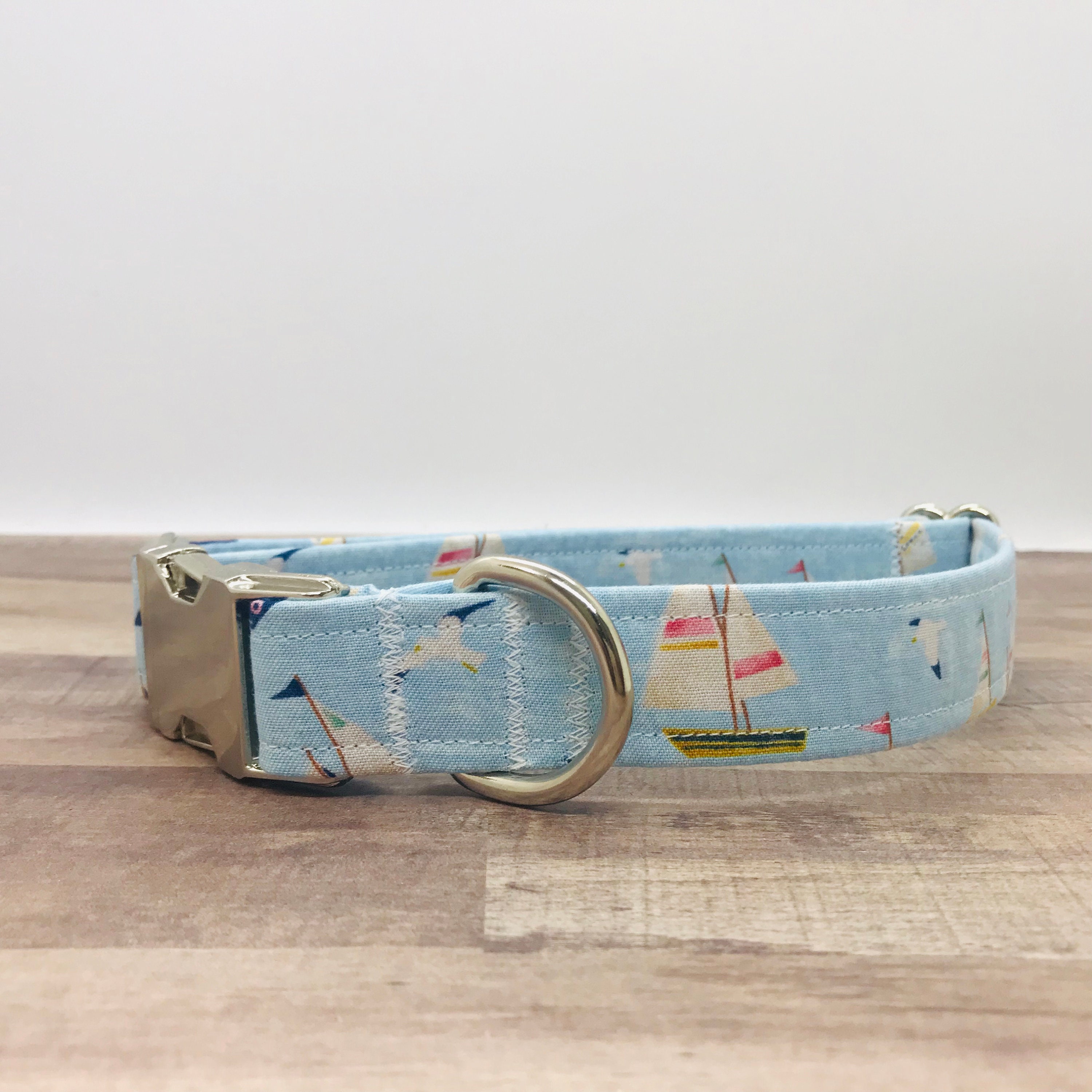Sail Boat Dog Collar Nautical Dog Collar Male Dog Collar Etsy