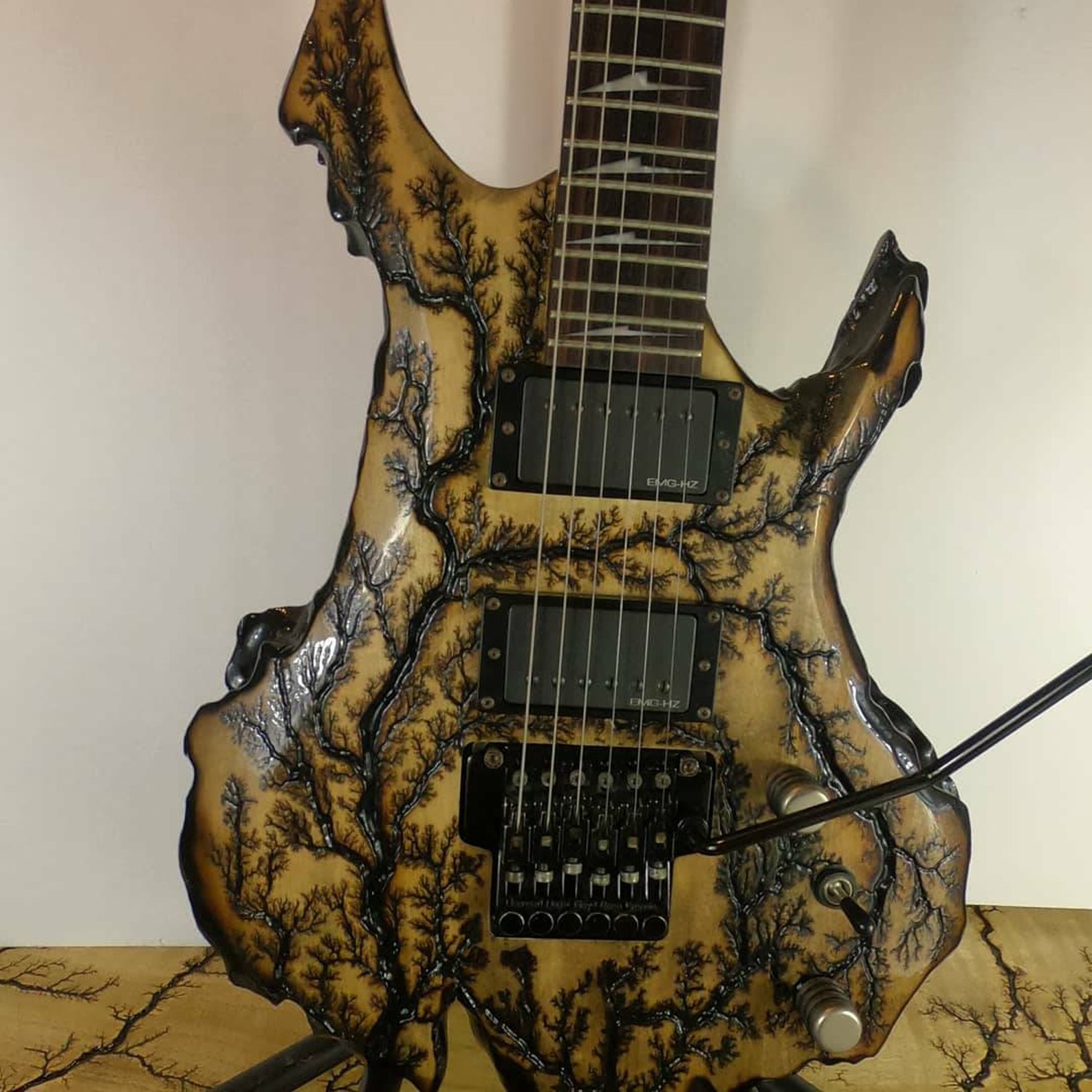 Electrocuted esp Ltd f200 guitar Etsy
