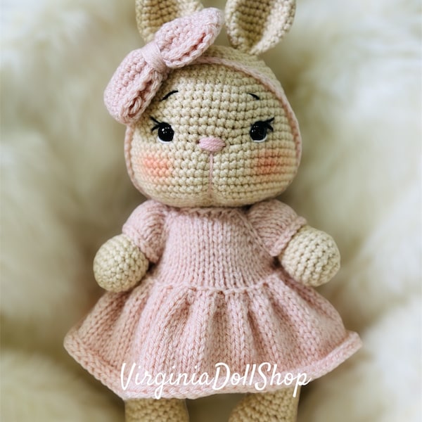 Little Bunny Doll - Handmade Stuffed Animals - Baby gift - Little Animals