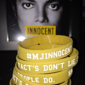 Michael Jackson &quot;MJ Innocent&quot; Wristbands