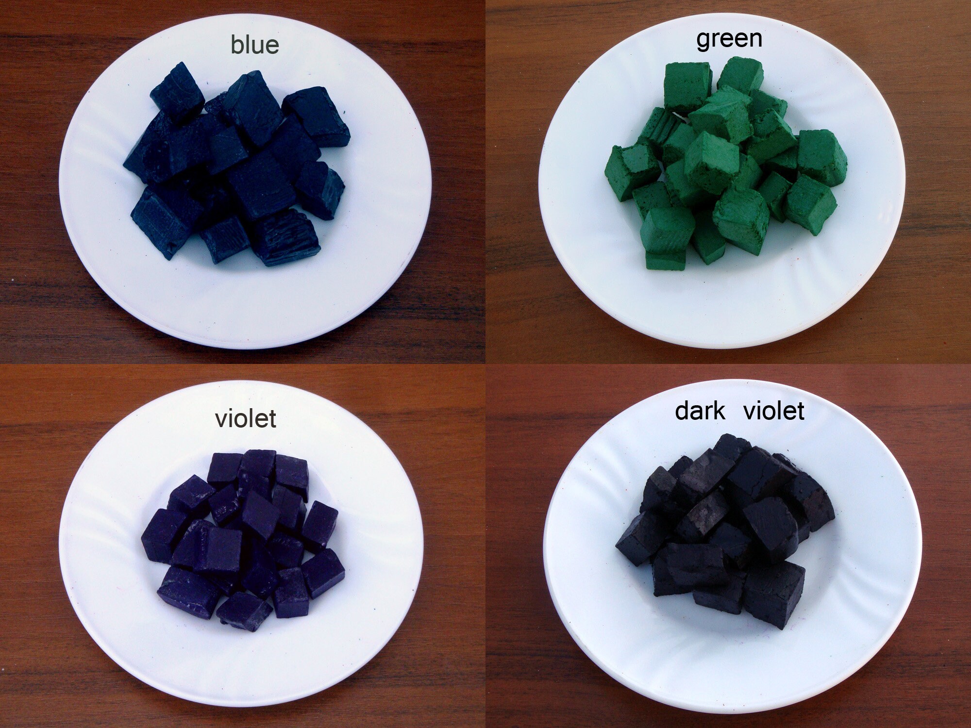 Candle dye blocks set 10 colors 5 oz for soy wax paraffin Etsy