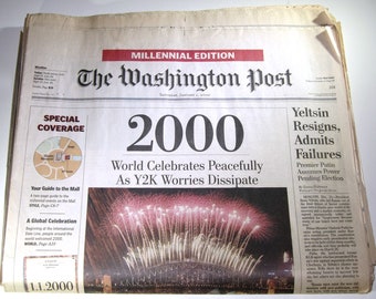 Washington Post, 1 gennaio 2000 - Edizione del Millennio