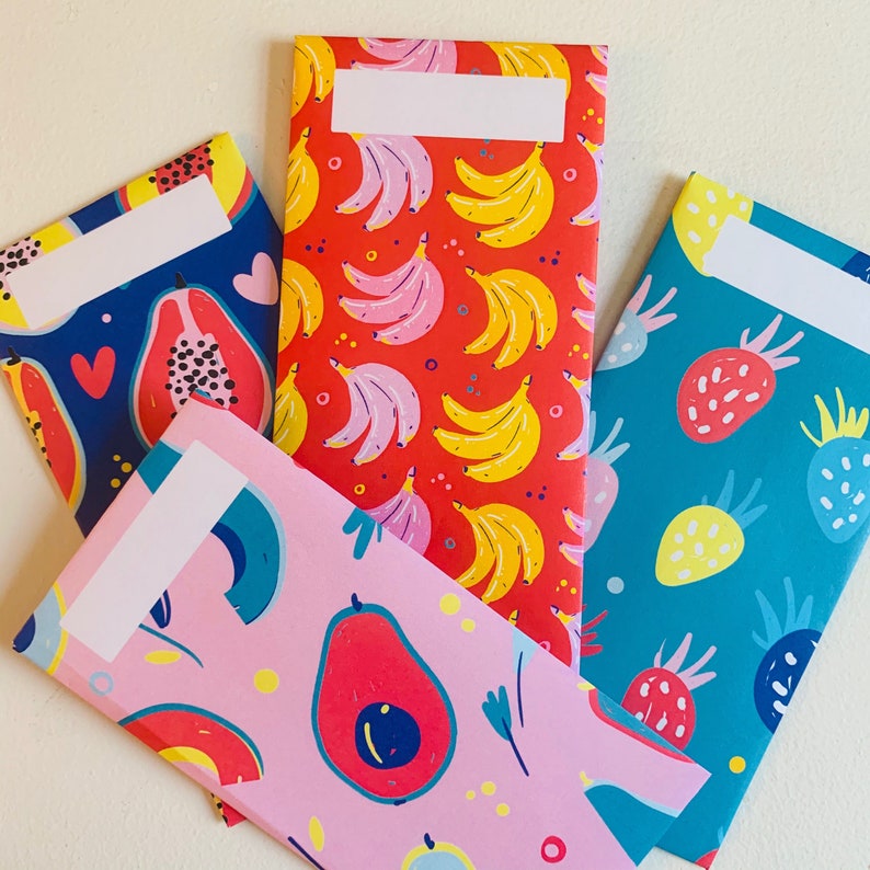 Colorful Fruit Printable Cash Envelopes Dave Ramsey Envelope - Etsy