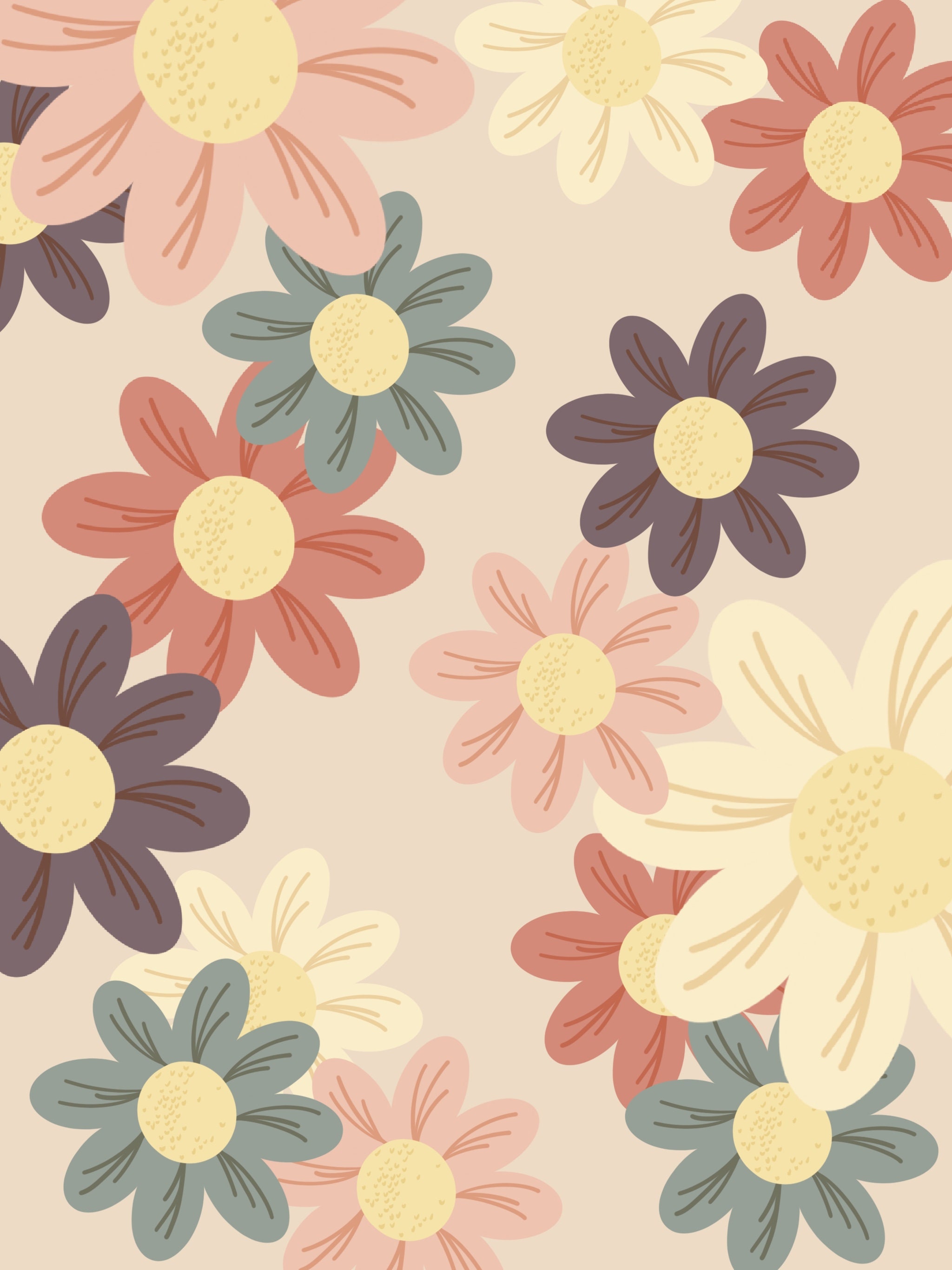 Download Flower Circular Pattern Boho iPhone Wallpaper  Wallpaperscom