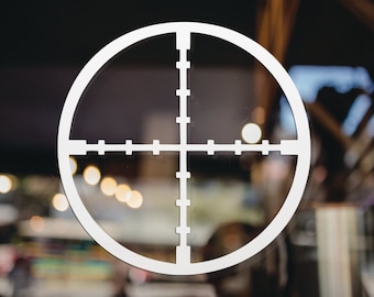 Crosshair Decal Etsy - 