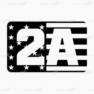Pro 2.Änderungs-Flagge svg / Png / Eps / Dxf / Ai Digitale Dateien + Lizenz für kommerzielle Nutzung. *Kein Physisches Produkt*