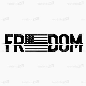 Freedom Flag SVG Digital File + Commercial Use License. *Not a Physical item*