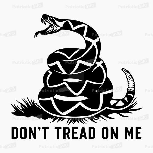 Dont Tread on Me Svg - Etsy