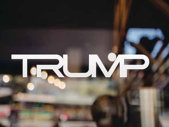 Trump Decal, Available in Many Sizes and Colors, Trump Decal, Trump 2024 Decal, Vinyl Decal, Car Window Decal