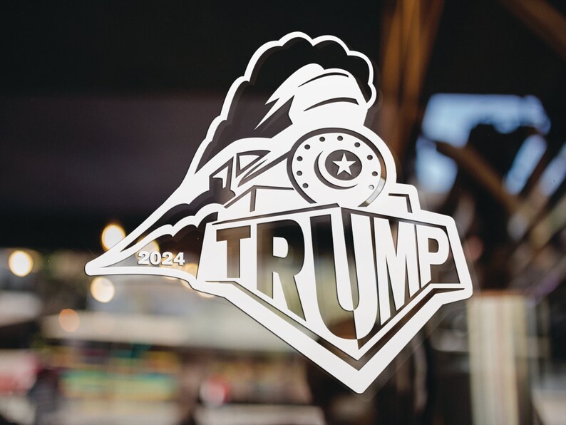 Trump Train 2024 Decal. Multiple Sizes and Colors Available | Etsy