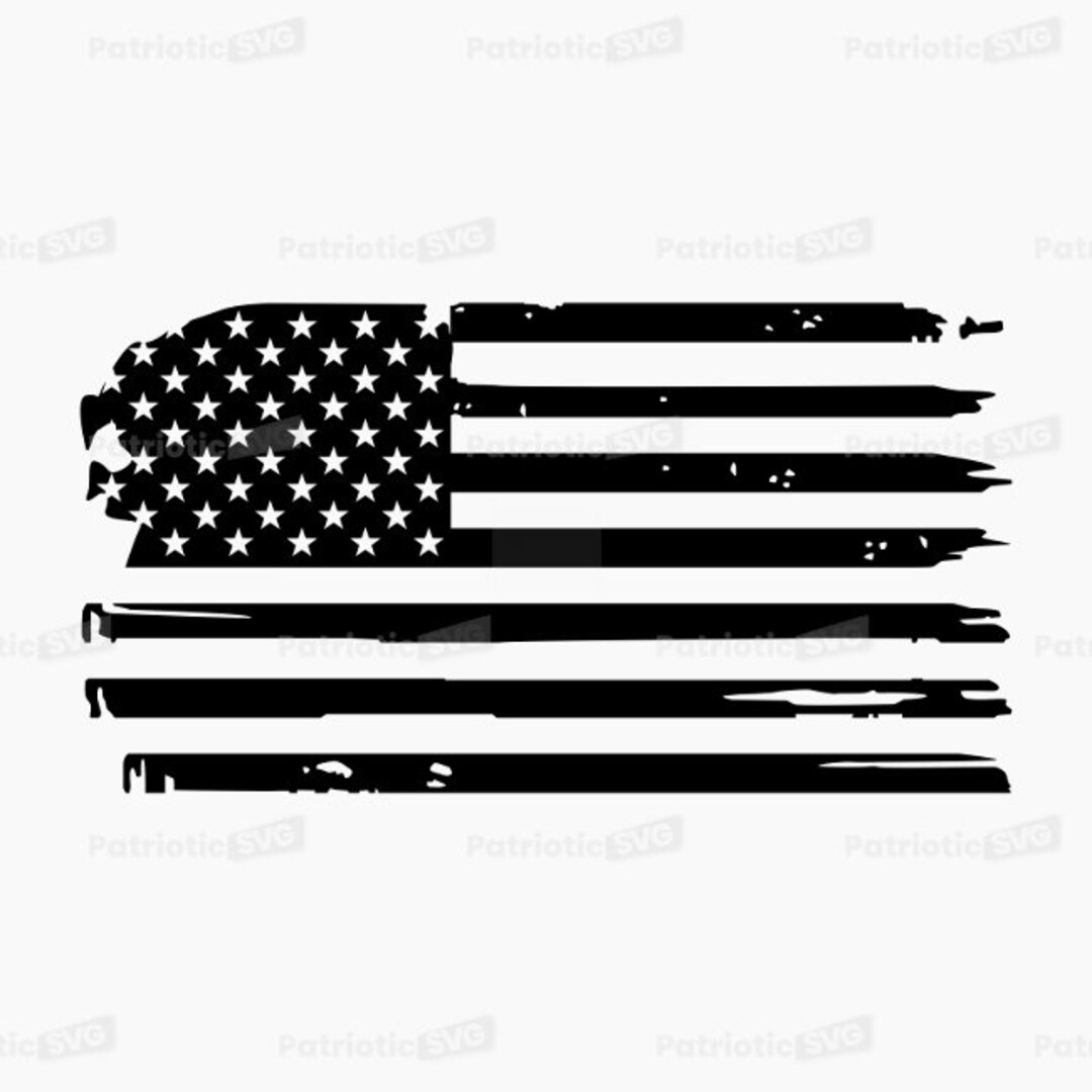 Distressed Flag SVG Digital File + Commercial Use License. *not a ...