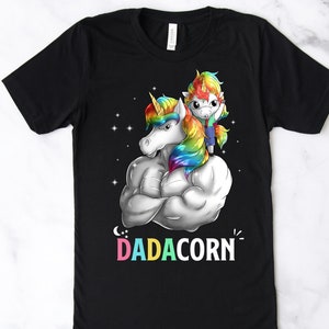 Unicorn Dad T Shirt Rainbow Dad Of The Birthday Girl Gift Unicorn Dad T Shirt Rainbow Dad Of The Birthday Girl Gift