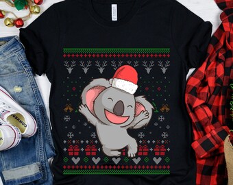 Koala Santa Ugly Christmas Sweater 
