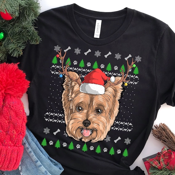 Yorkie Christmas Shirt Yorkie Christmas Shirt
