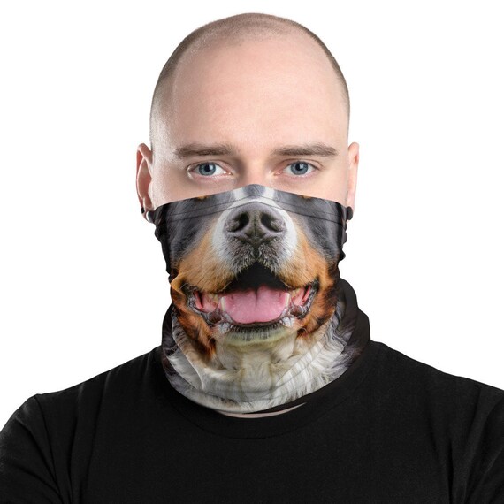 Bernese Mountain Dog Neck Gaiter Face Mask for Women Men Adults Face Covering Tubular Bandana Berner Mom Gift Balaclava Snood Scarf Etsy Canada