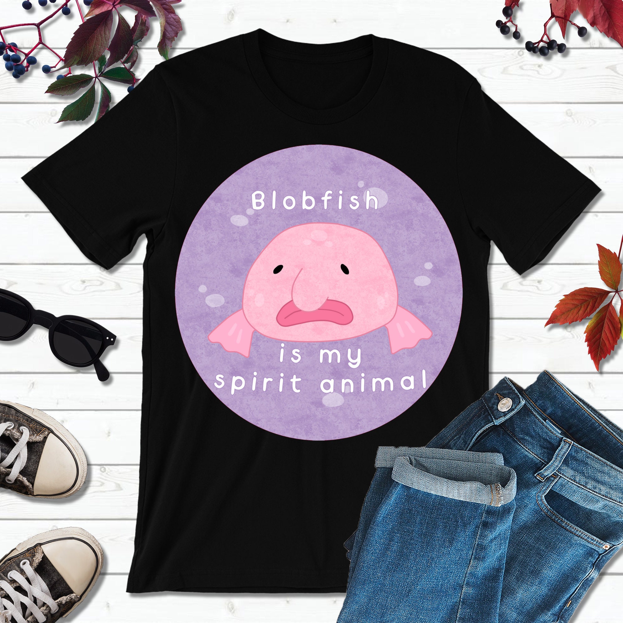 I Just Need My Blobfish Meme Ugly Blob Fish T-Shirt