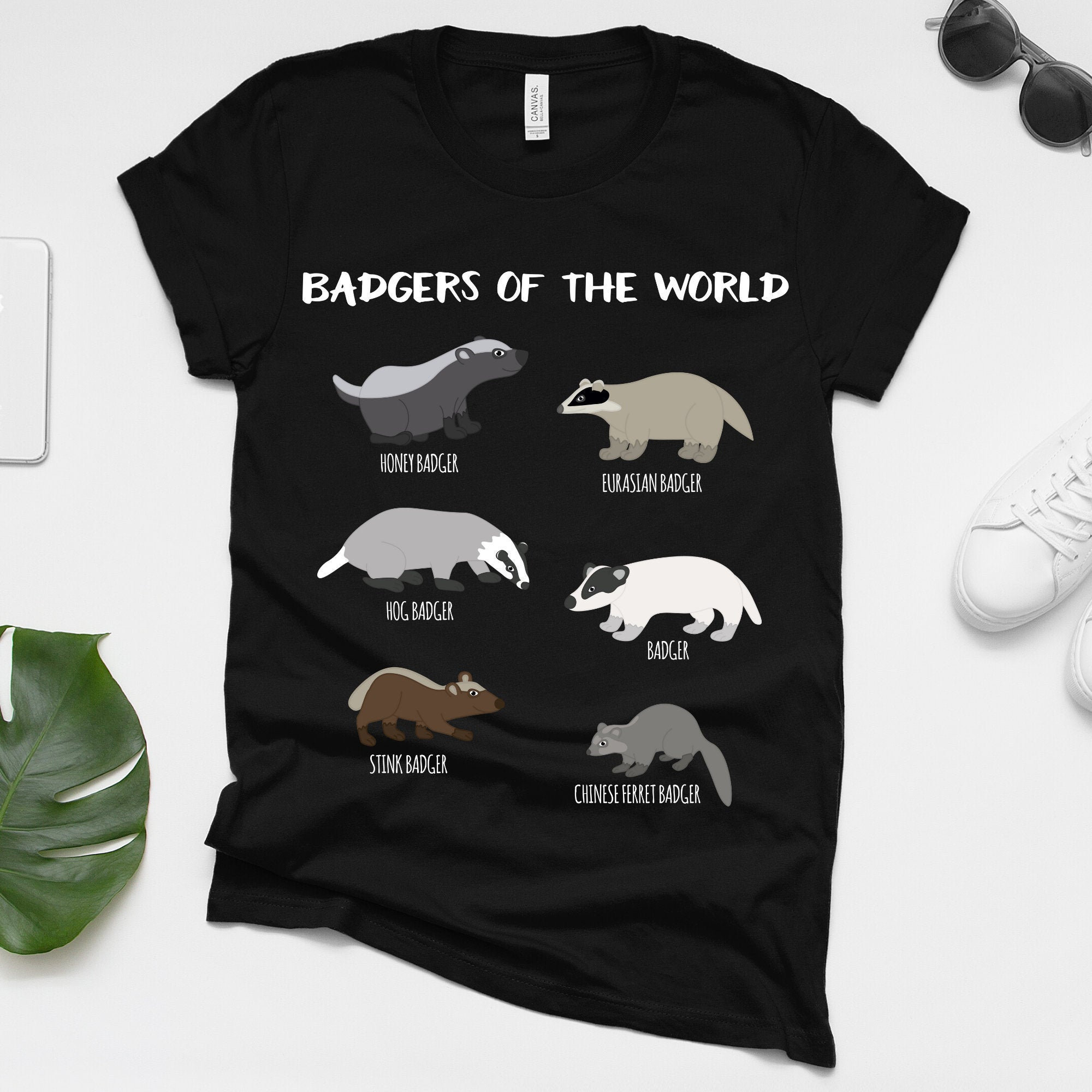 Badger Shirt Badgers Lover Gift Badgers of the World One of | Etsy