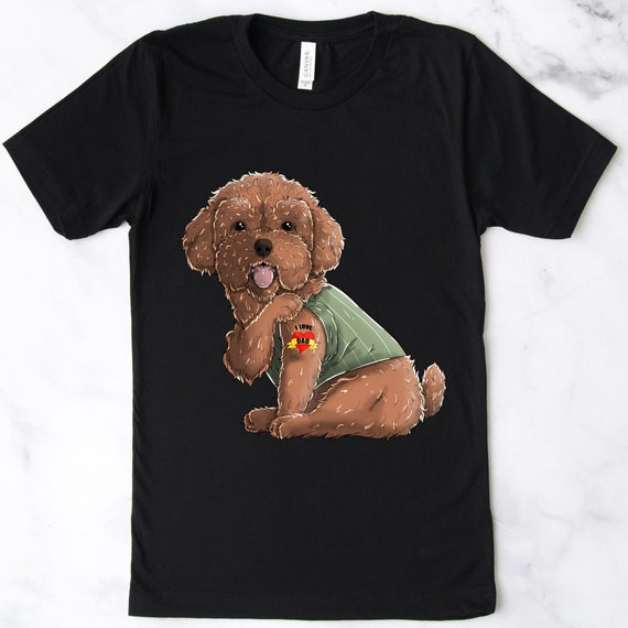 Loved By A Cockapoo Gift For Dog Mom Or Dad T-Shirt Loved By A Cockapoo Gift For Dog Mom Or Dad T-Shirt