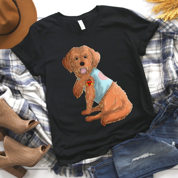 Loved By A Cockapoo Gift For Dog Mom Or Dad T-Shirt Loved By A Cockapoo Gift For Dog Mom Or Dad T-Shirt