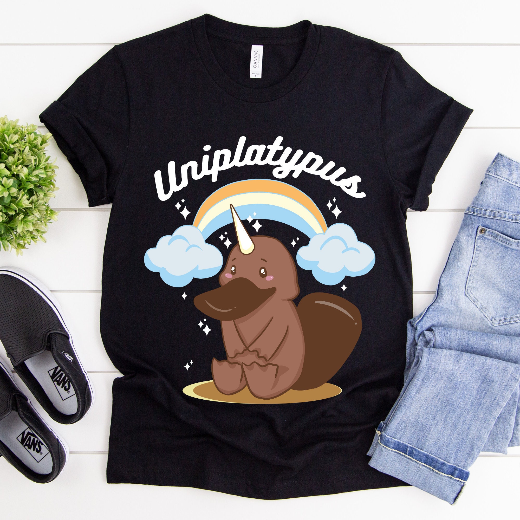 platypus rainbow vans